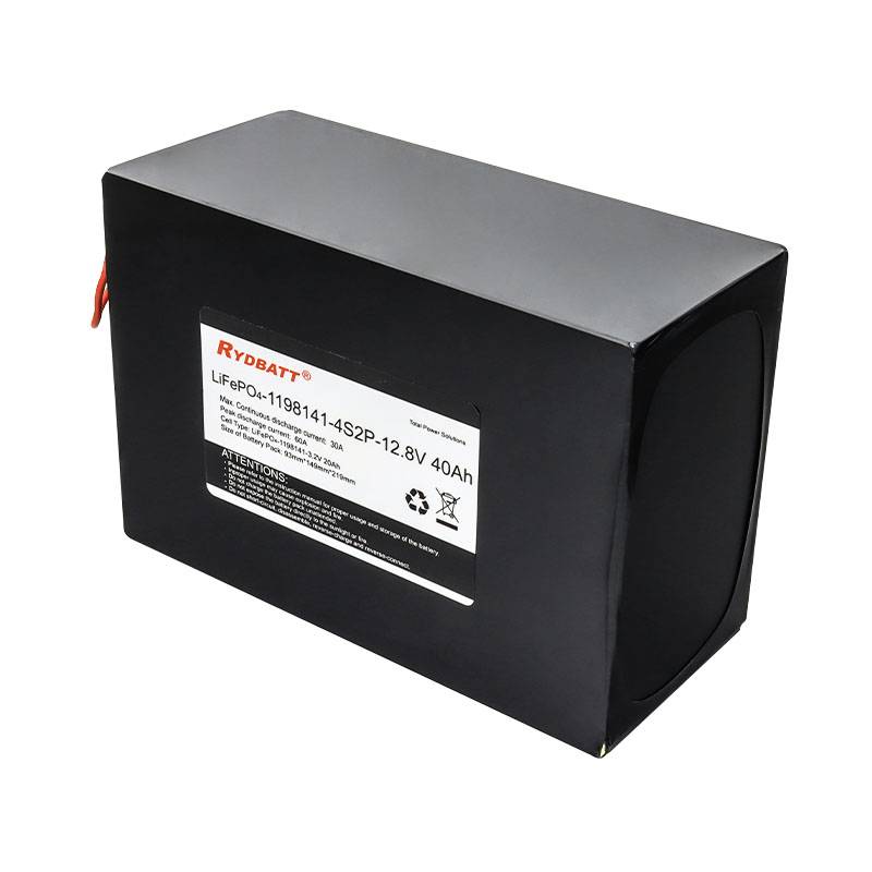 12.8V 40A 大容量磷酸铁锂 储能电池组 UPS电源