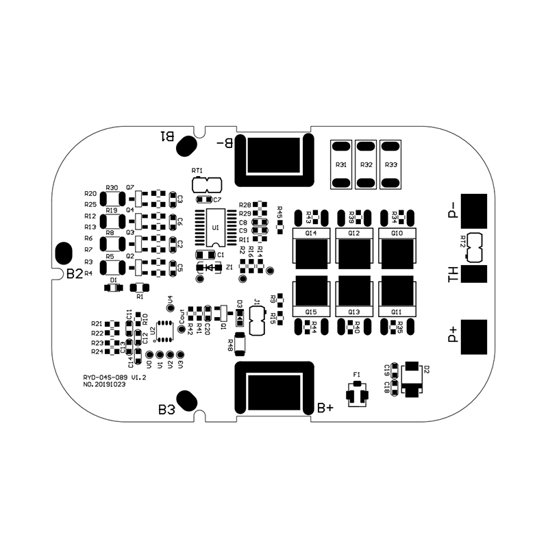 12.8V 15/30A 4串储能 磷酸铁锂电池保护板 BMS锂电池控制板