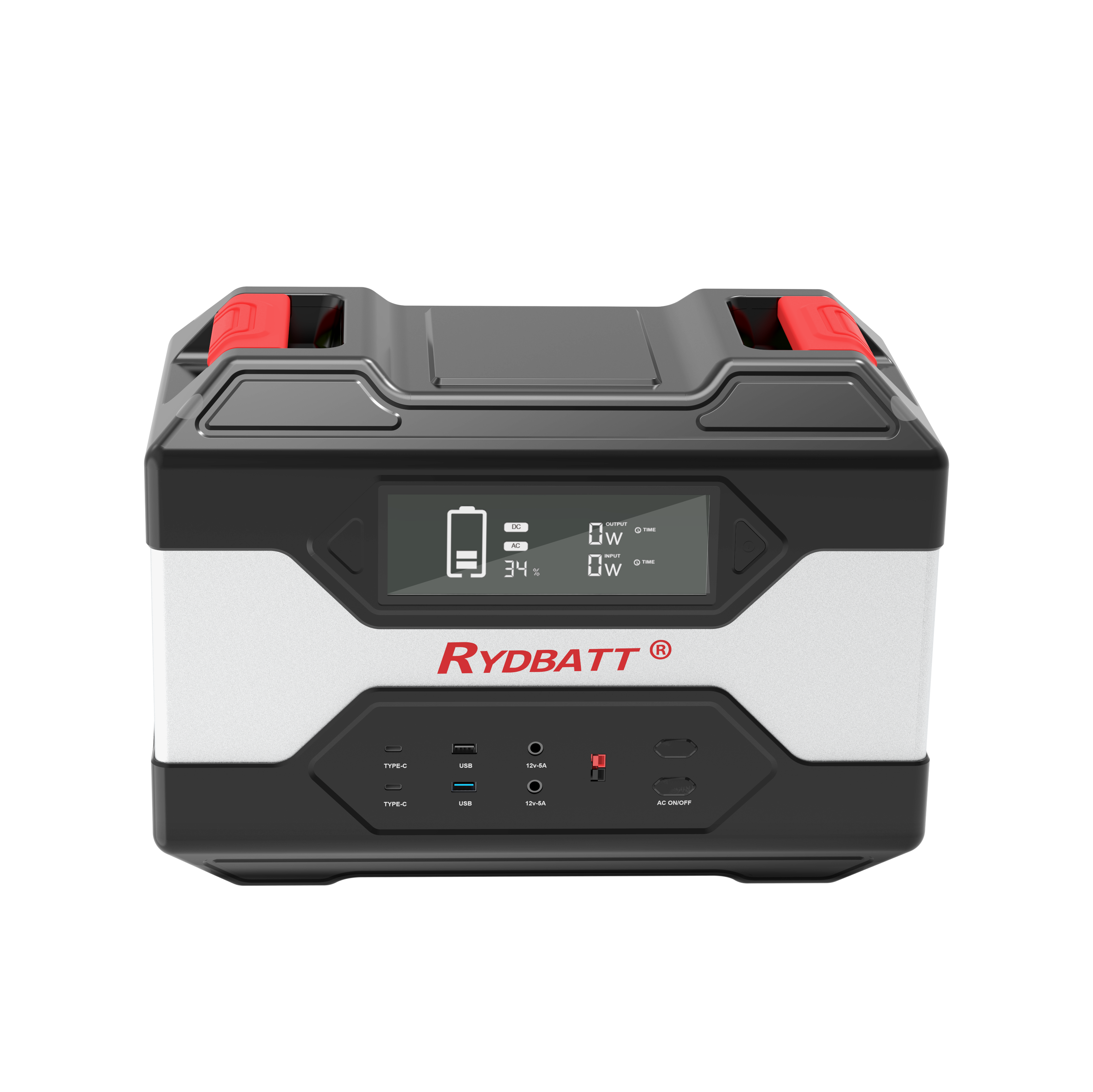 Ryder便携式电站1228Wh/1200W太阳能发电机，LiFePO4电池VDL HS1000完全充电在2小时内，